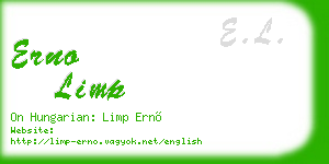 erno limp business card