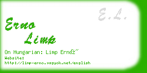 erno limp business card